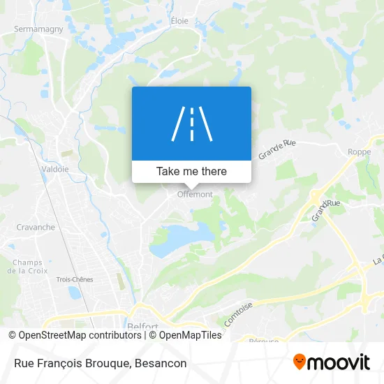 Rue François Brouque map