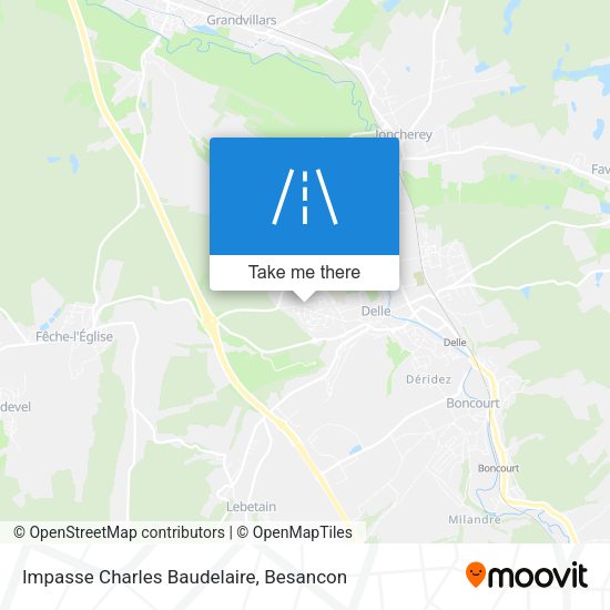 Impasse Charles Baudelaire map