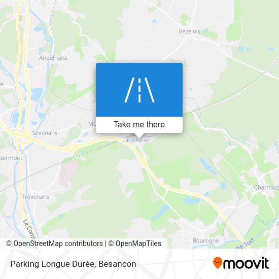 Parking Longue Durée map