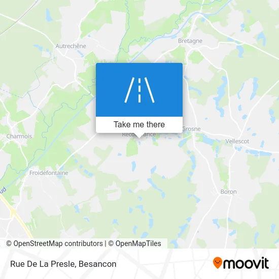 Rue De La Presle map