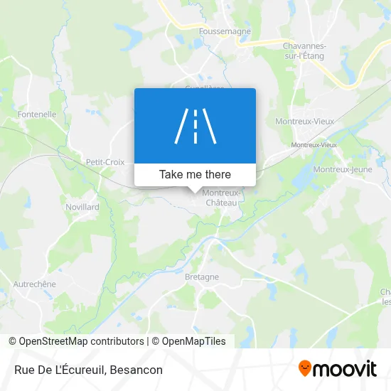 Rue De L'Écureuil map