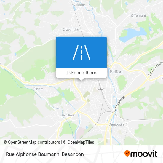 Rue Alphonse Baumann map