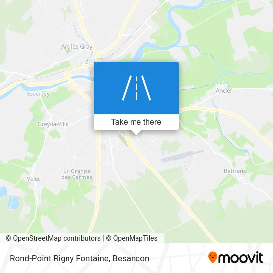 Rond-Point Rigny Fontaine map