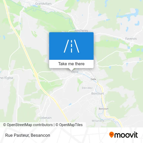 Rue Pasteur map