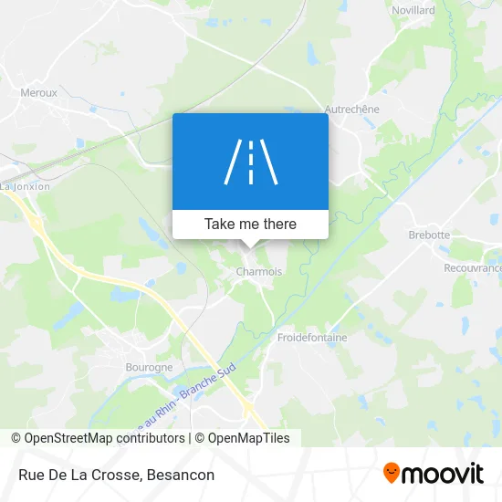 Rue De La Crosse map