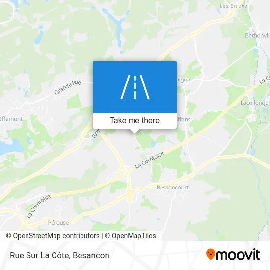 Rue Sur La Côte map