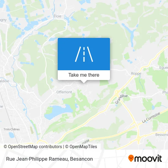 Rue Jean-Philippe Rameau map