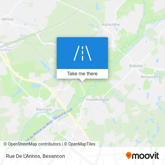 Rue De L'Annos map