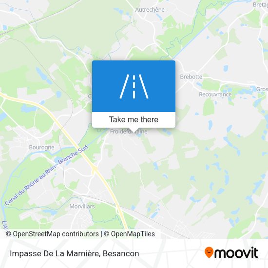 Impasse De La Marnière map