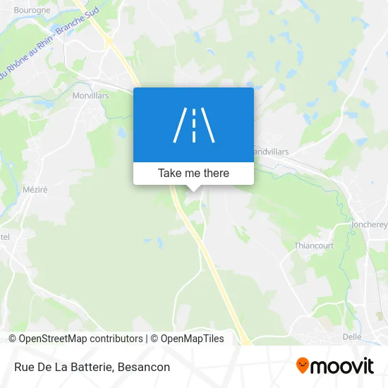 Rue De La Batterie map