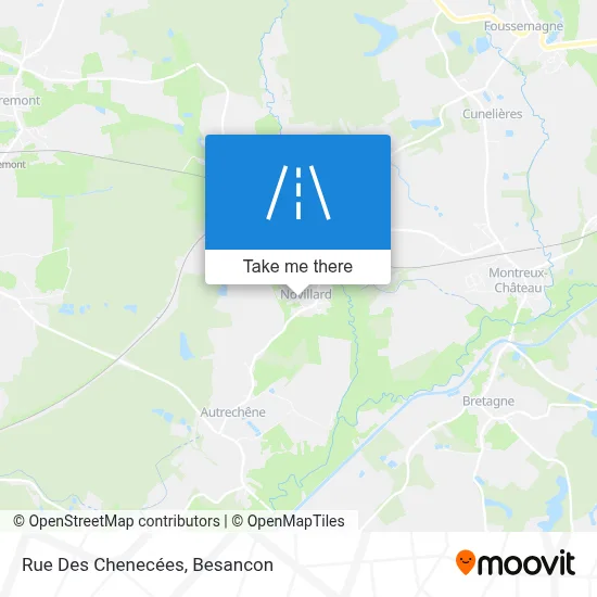 Rue Des Chenecées map