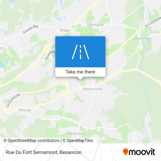 Rue Du Fort Sernamont map