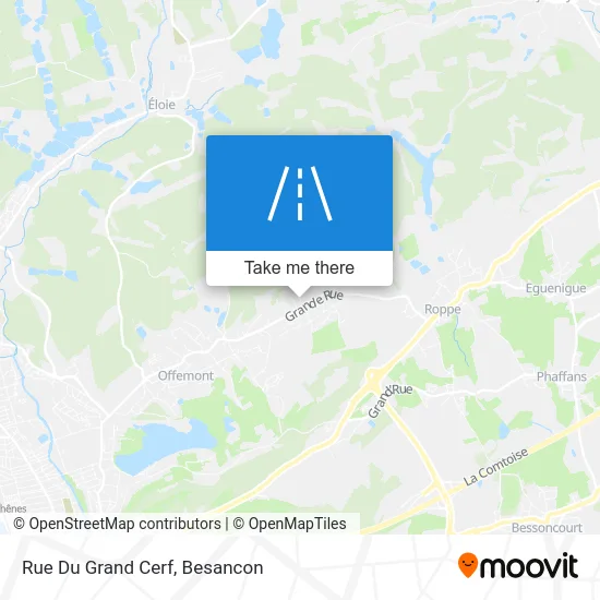 Rue Du Grand Cerf map