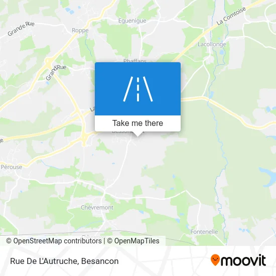 Rue De L'Autruche map