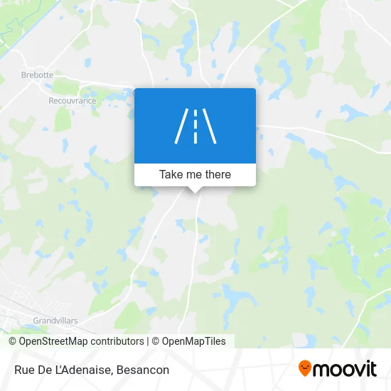 Rue De L'Adenaise map