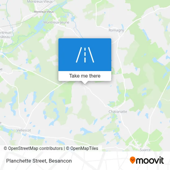 Rue De La Planchette map