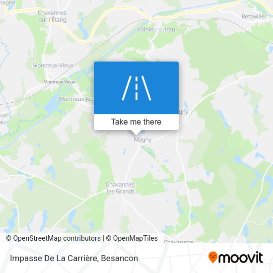 Impasse De La Carrière map