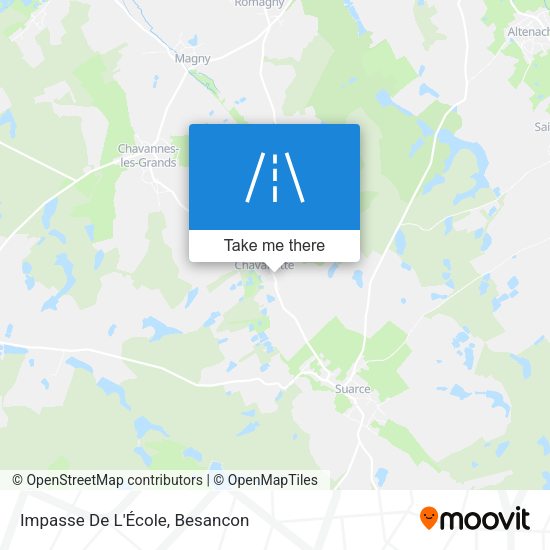 Impasse De L'École map
