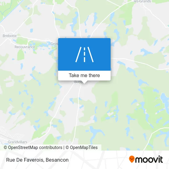 Rue De Faverois map