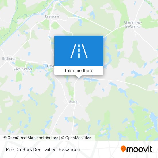 Rue Du Bois Des Tailles map