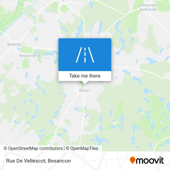 Rue De Vellescot map