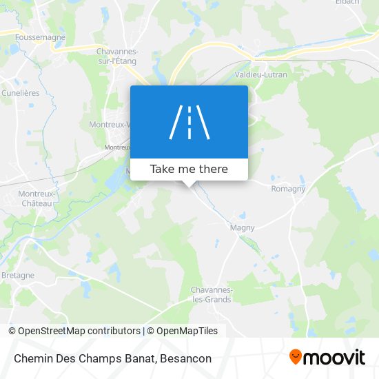 Chemin Des Champs Banat map