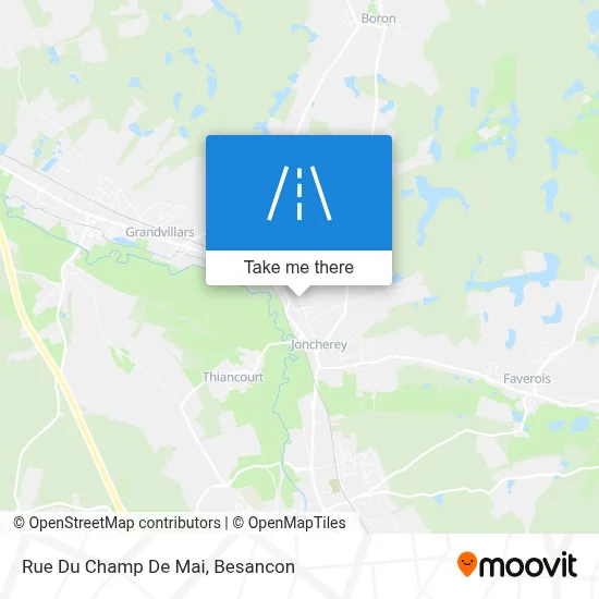 Rue Du Champ De Mai map