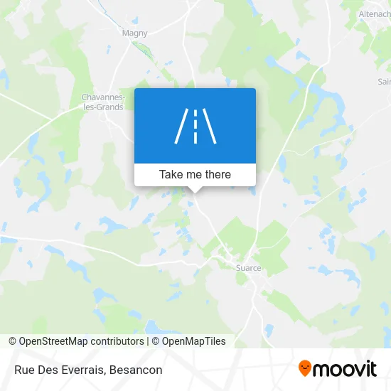 Rue Des Everrais map