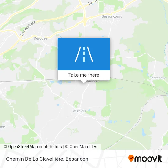 Chemin De La Clavellière map