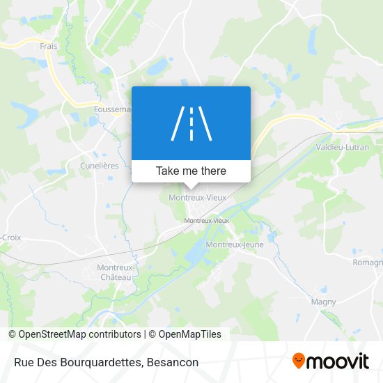 Rue Des Bourquardettes map
