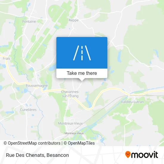 Rue Des Chenats map