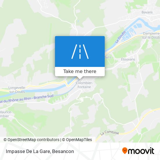 Impasse De La Gare map