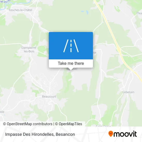 Impasse Des Hirondelles map