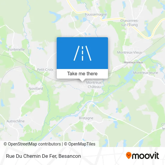 Rue Du Chemin De Fer map