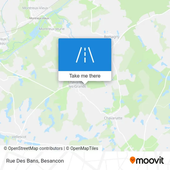 Rue Des Bans map