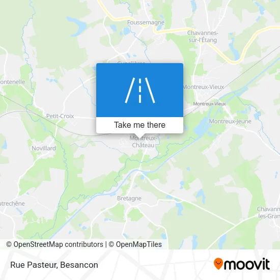 Rue Pasteur map