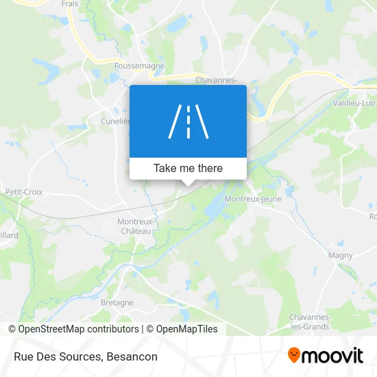 Rue Des Sources map