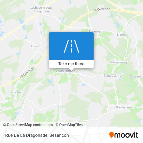 Rue De La Dragonade map