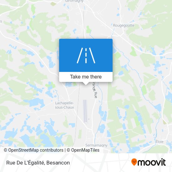 Rue De L'Égalité map