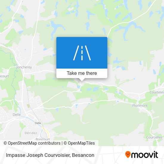 Impasse Joseph Courvoisier map