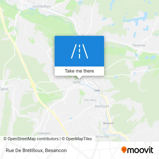Rue De Bretilloux map