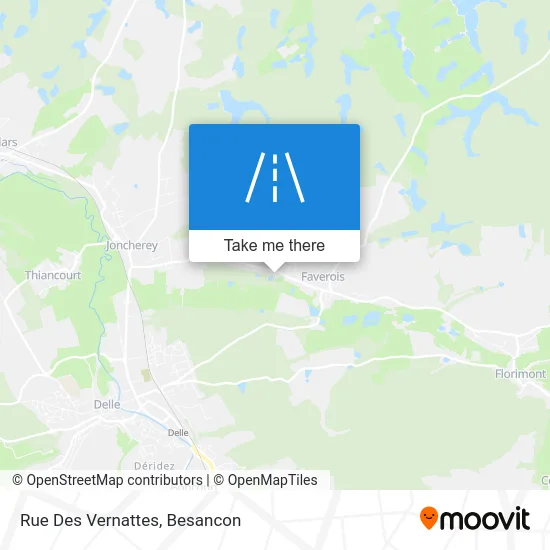 Rue Des Vernattes map