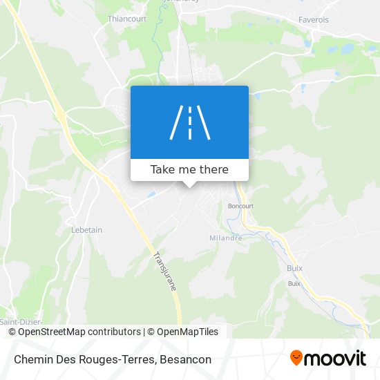 Chemin Des Rouges-Terres map