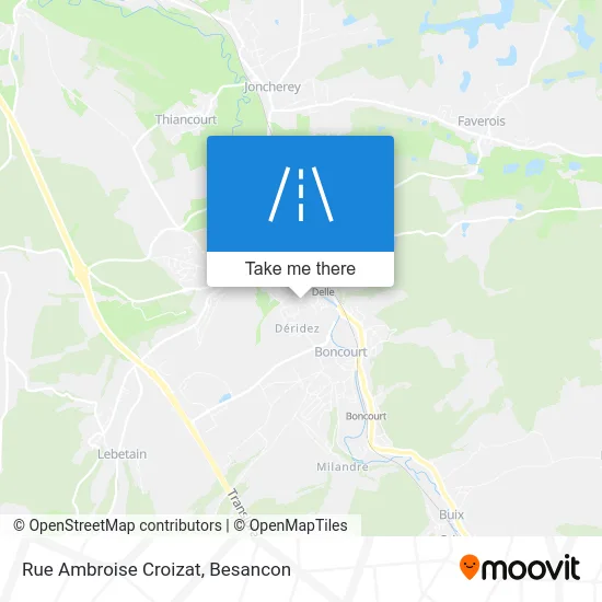 Rue Ambroise Croizat map