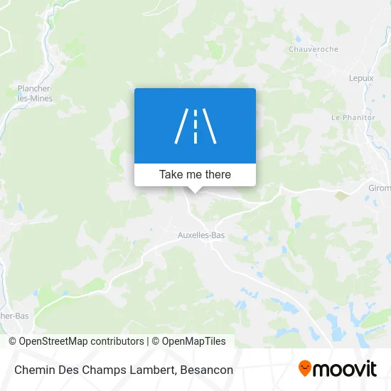 Chemin Des Champs Lambert map