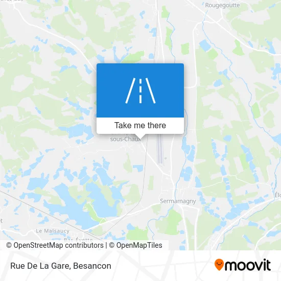Rue De La Gare map