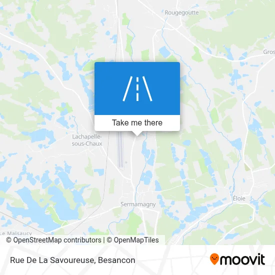 Rue De La Savoureuse map