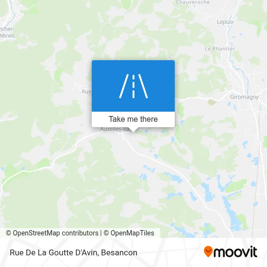 Rue De La Goutte D'Avin map