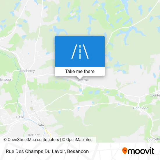 Rue Des Champs Du Lavoir map