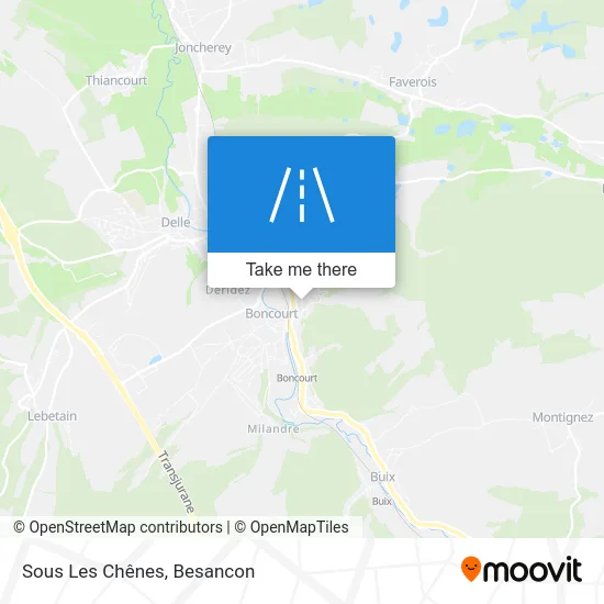 Sous Les Chênes map